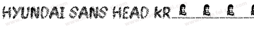 Hyundai Sans Head KR字体转换